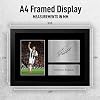 HWC Trading Cristiano Ronaldo Juventus Gifts Printed Signed Autograph Picture for Football Fans and Supporters - A4 Framed