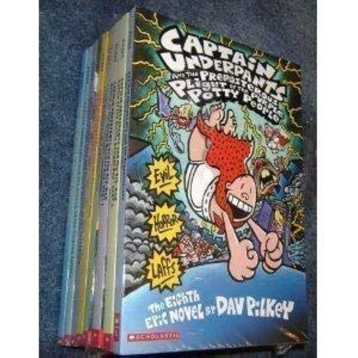 Captain Underpants Box Set (10 Books) : Dav Pilkey: Amazon.in: Books