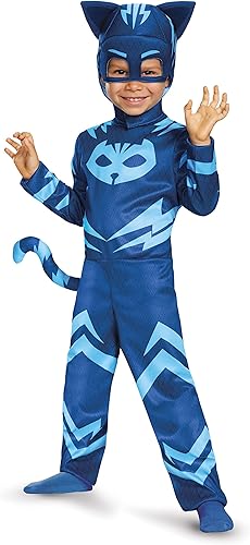 Disfraz de Catboy para niños, mono oficial de PJ Masks