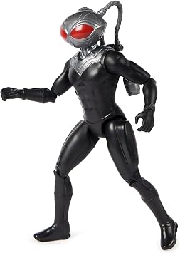 DC Comics, Aquaman, Black Manta Action Figure, 12-inch, Detailed Sculpting, Movie Styling, Easy to Pose, Collectible Superhero Kids Toys for Boys 3+ | 11 Points of Articulation, Movie-Accurate Detailed Action Figure, Pretend Play Gifts for Kids & Collectors Ages 3+