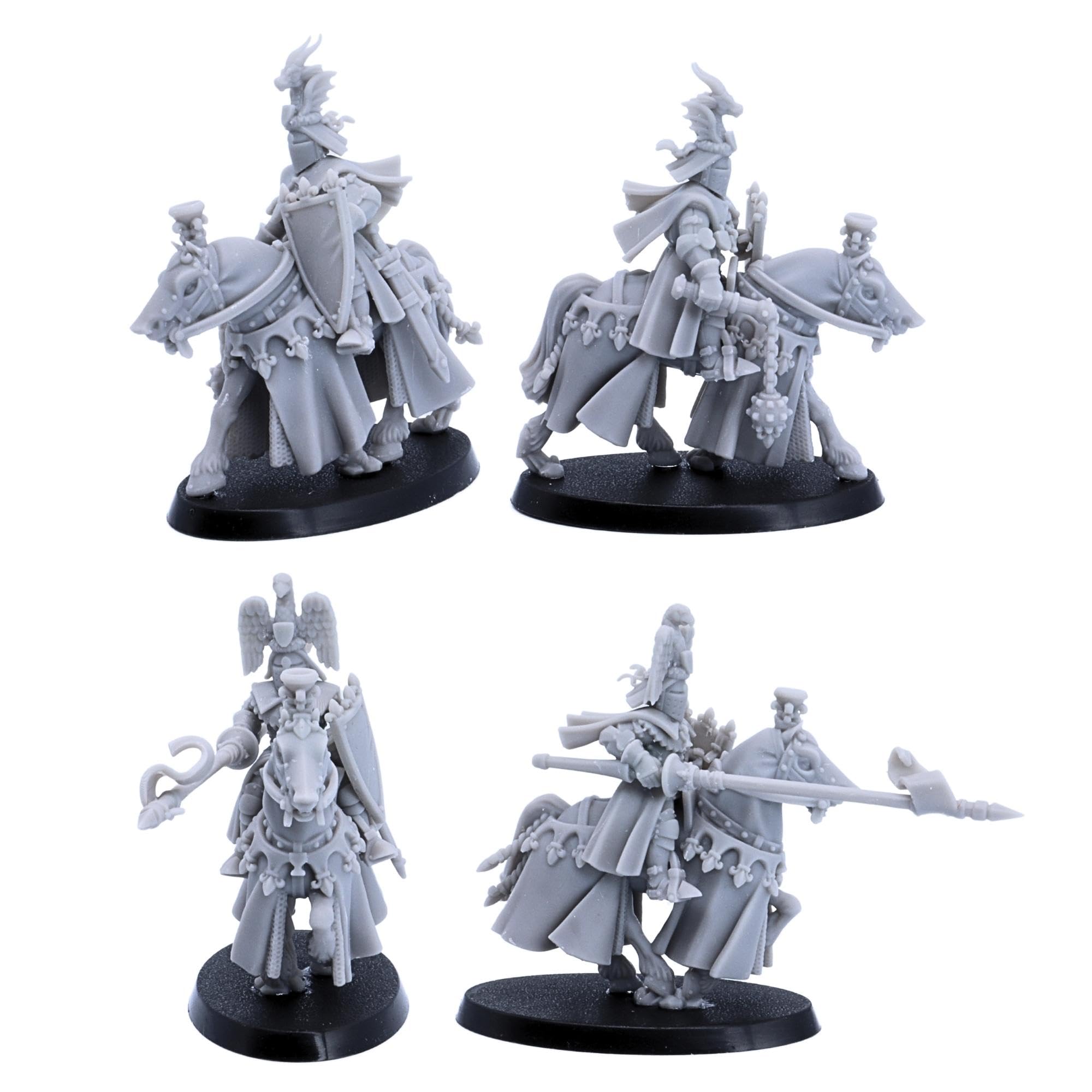 Medieval Royal Knights Cavalleria Spearmen, Highlands Miniature Giochi di ruolo storici gioco TTRPG NPC Wargaming