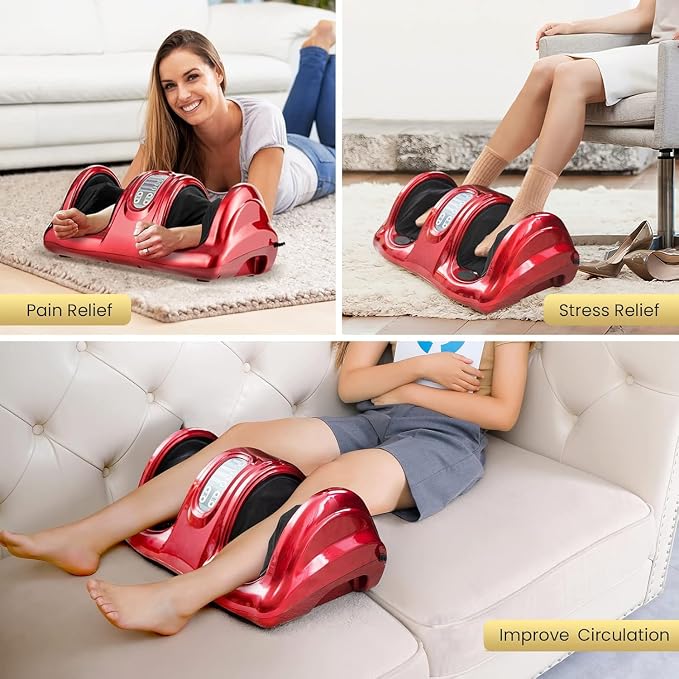 Masajeador de pies WELLHUT Shiatsu para pantorrilla y tobillo miniatura 3