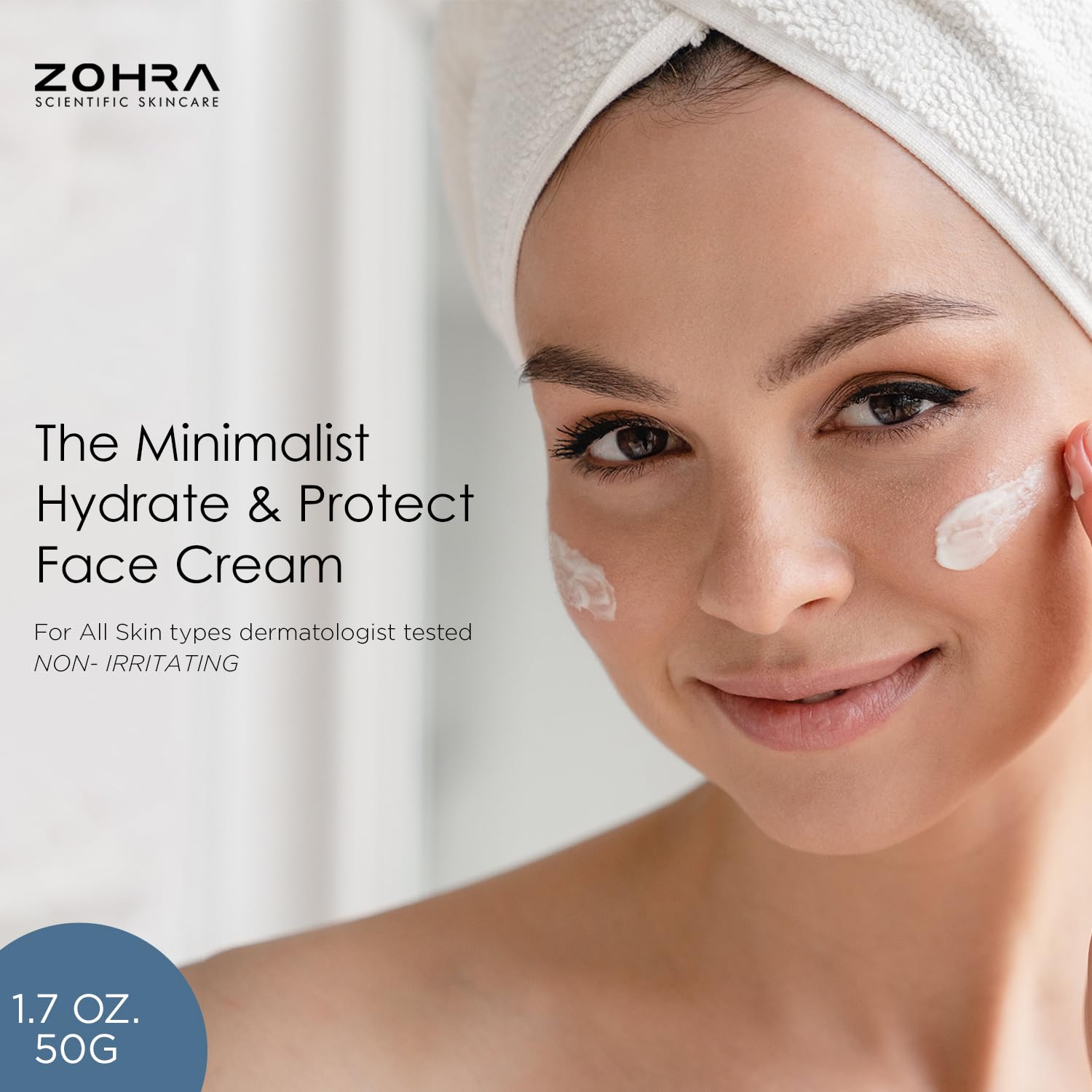 Amazon.com: Zohra Minimalist Moisturizer Face Cream, Hydrating