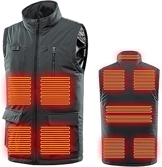 Amazon Co Jp 電熱ベスト加熱ベスト日本製繊維ヒーター ヒーター 11箇所発熱 メンズ レディース スキーウェア 加熱 冬服 ゴルフ スポーツ おしゃれバイク 釣り キャンプ ゴルフ スキー 水洗い可 防寒保温 湿気対策 ファッション