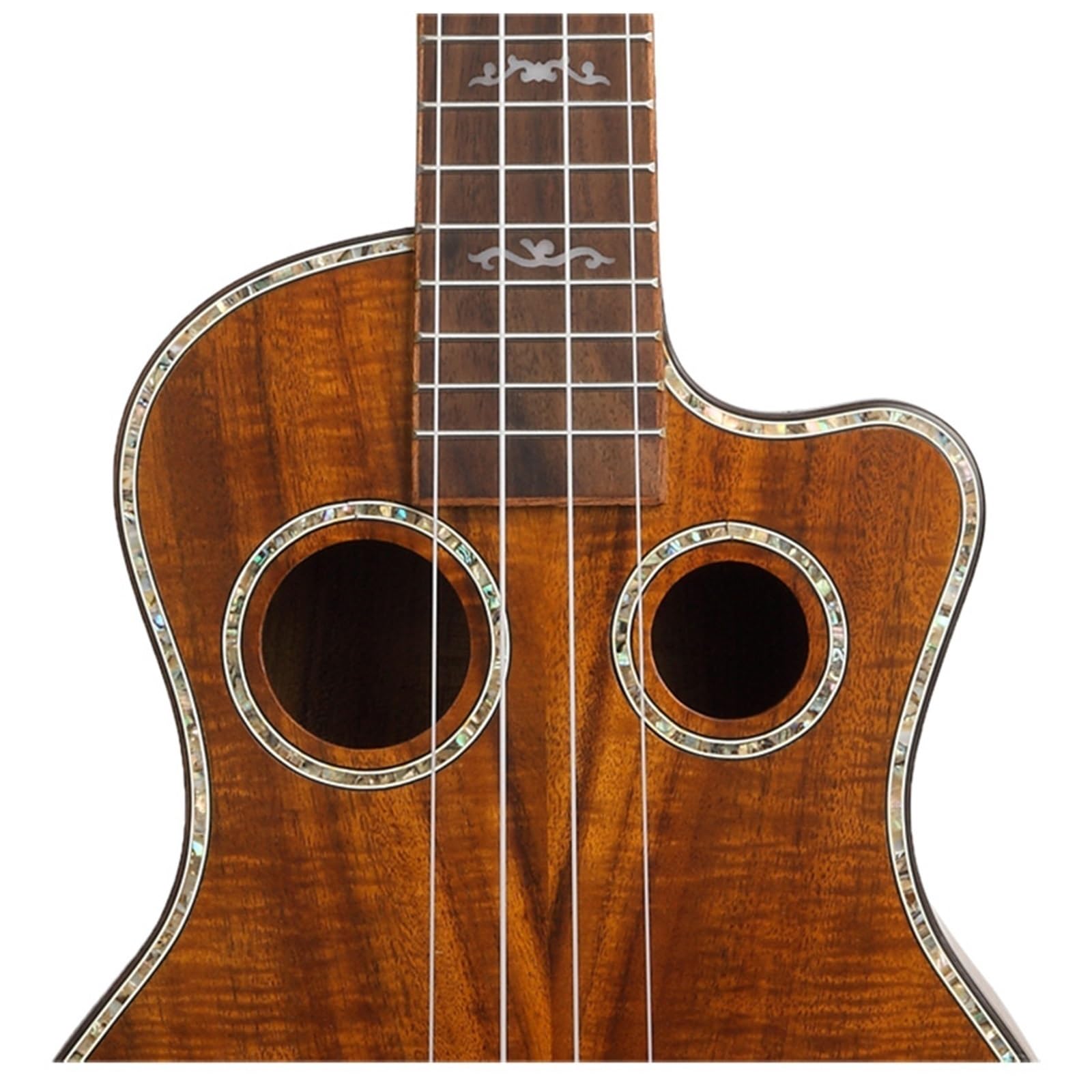 Profesjonalna Ukulele Profesjonalne Ukulele Tenorowe 26 Cali Podwójny Otwór Rezonansowy Pokrowiec Pasek Na Tuner Kapodaster