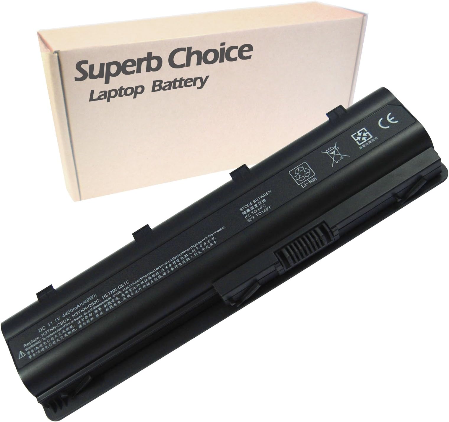Superb Choice Battery Compatible with COMPAQ Presario CQ56-115DX