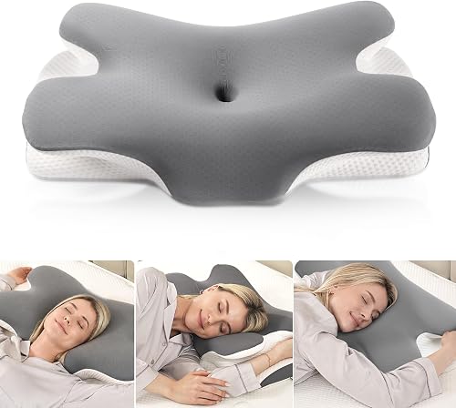 MULISOFT Nackenkissen Memory Foam Schmetterlingskissen Ergonomisches Kissen