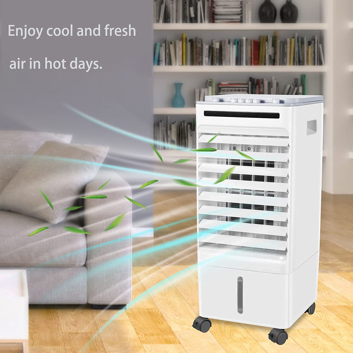 SONBION Evaporative Air Cooler, 4 In 1 Air Cooler Cool Fan Humidifier