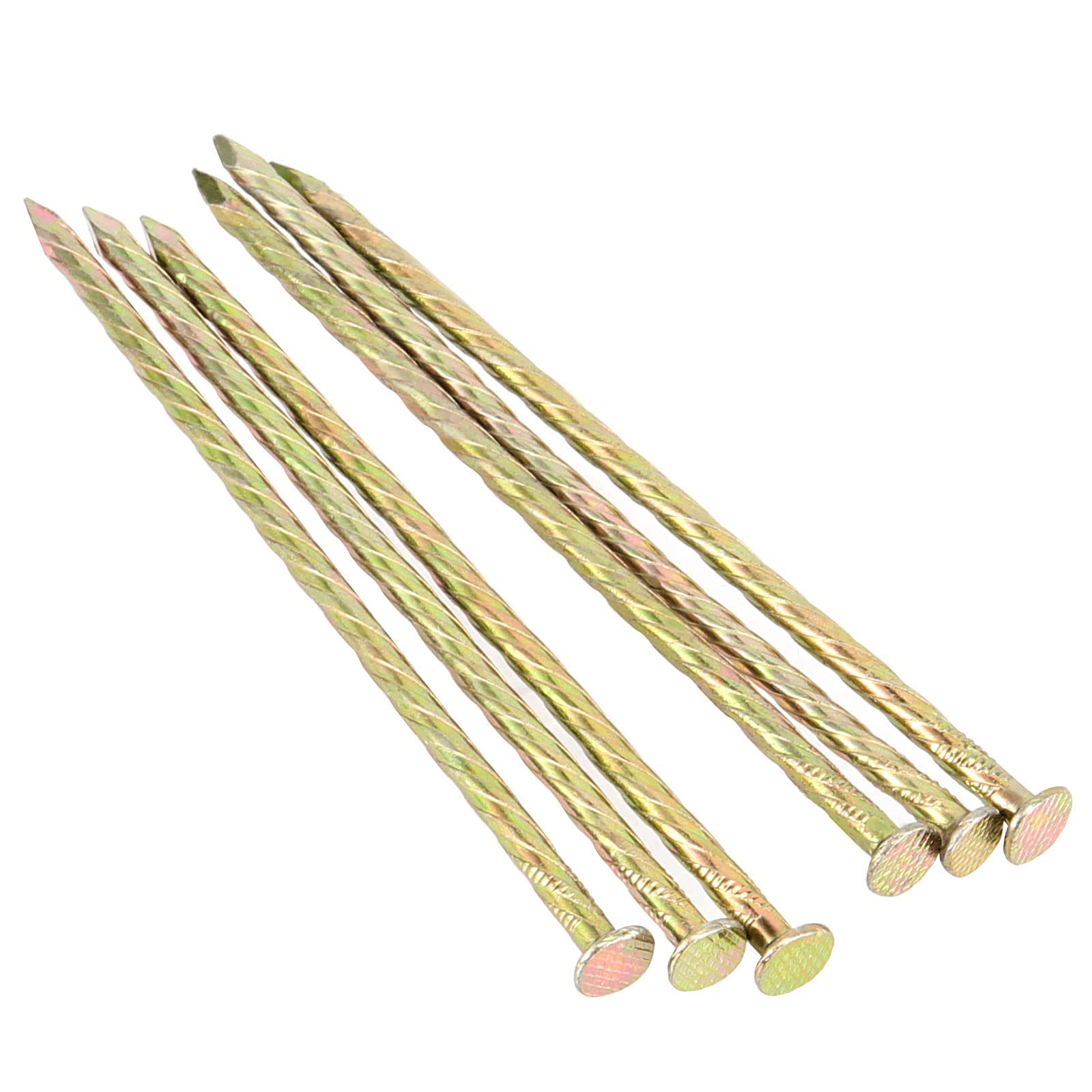 Snapklik.com : MUKCHAP 100 PCS 6 Inch Galvanized Spikes