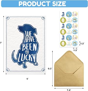 Fancy Land Pet Sympathy Cards with Envelopes for Loss of Pet | Dog, Cat, Pet Condolences Cards, 18 Pcs Bulk, Assortment, Colorful