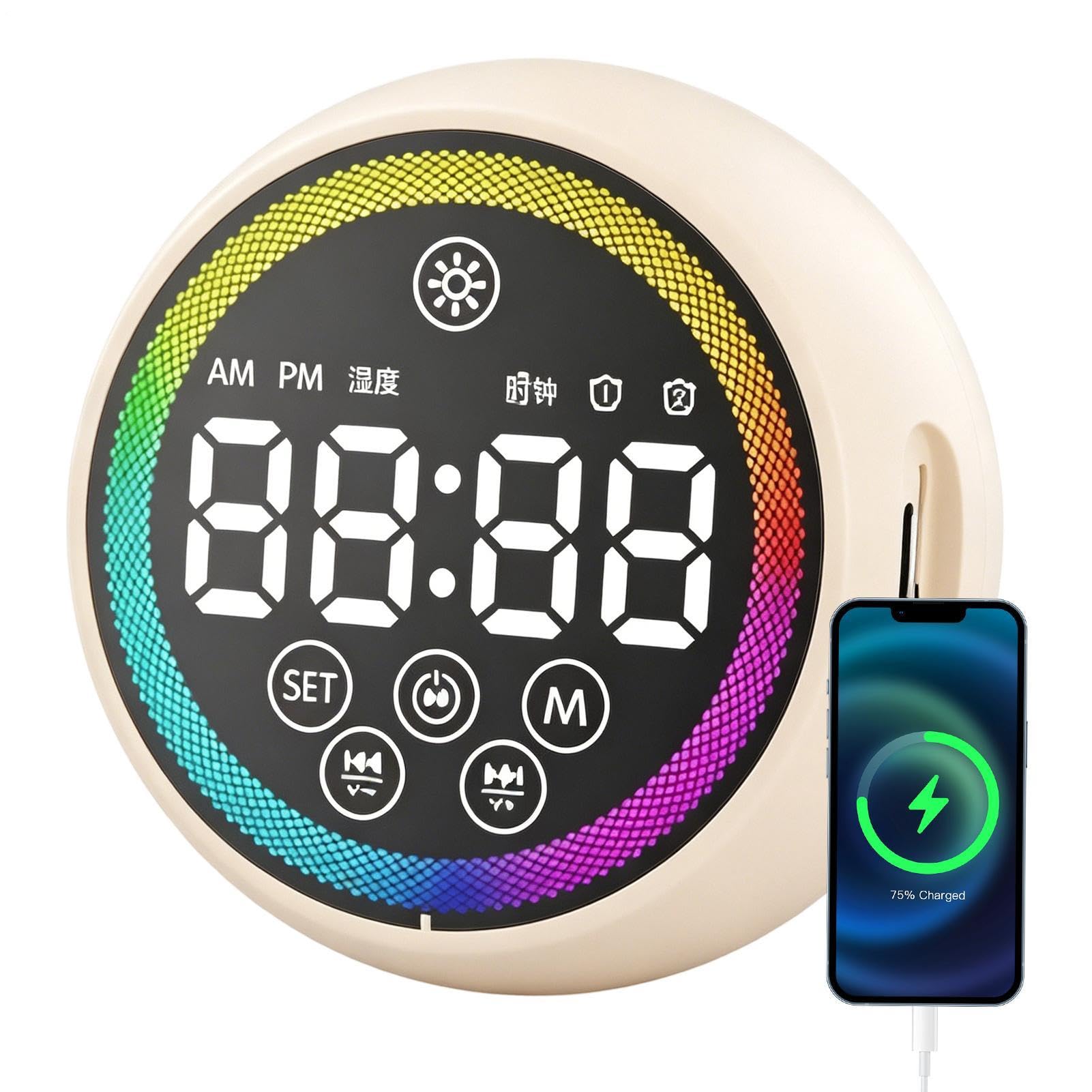 Despertador con altavoz para evitar retrasos con su sonido de alto volumen