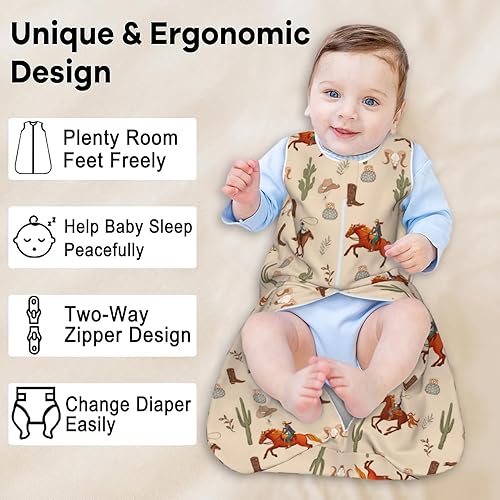 Miniatura 3 de Manta para bebé, sacos de dormir, cosas unisex para bebé, estilo occidental, Western