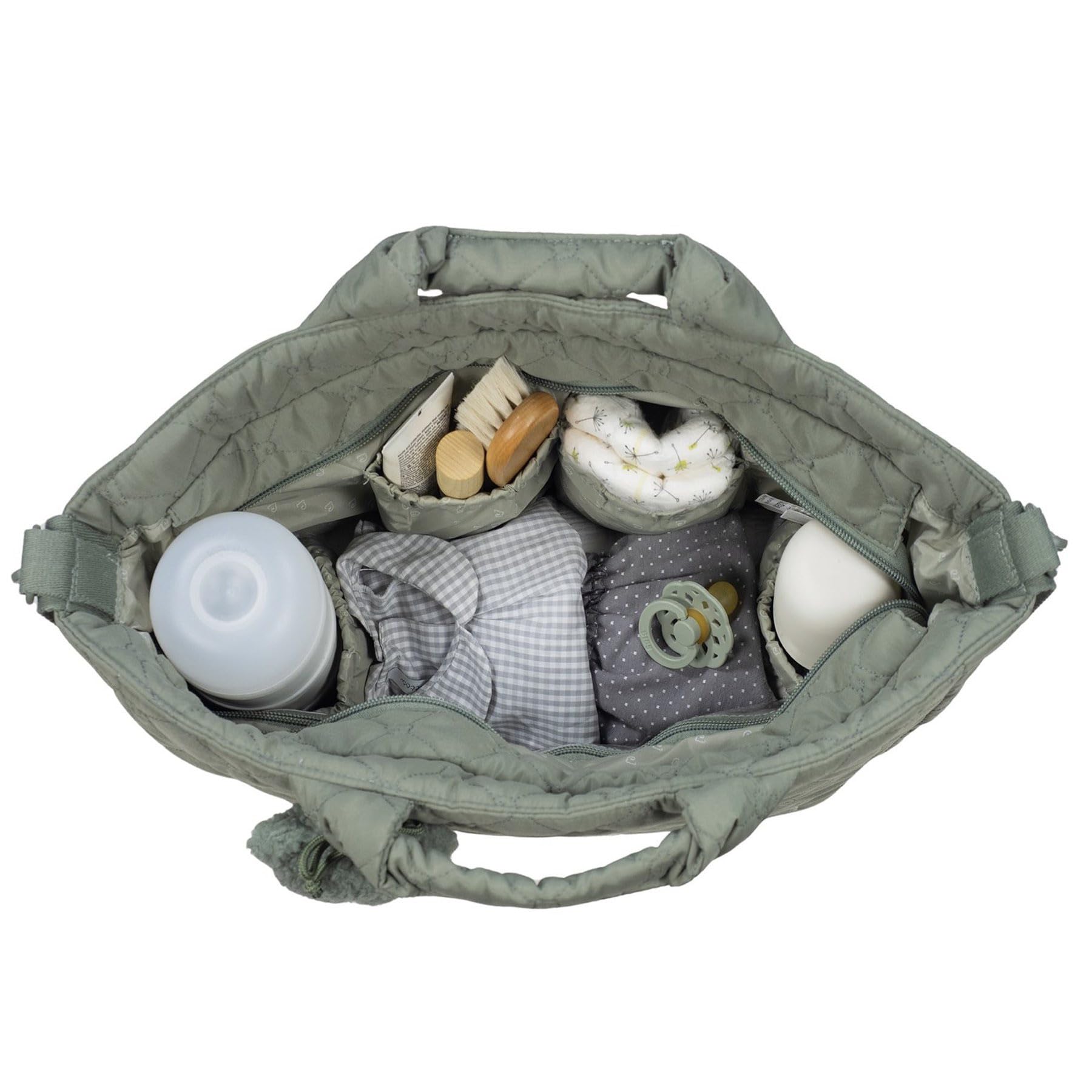Pasito a pasito - Borsa cestino Paddington Verde