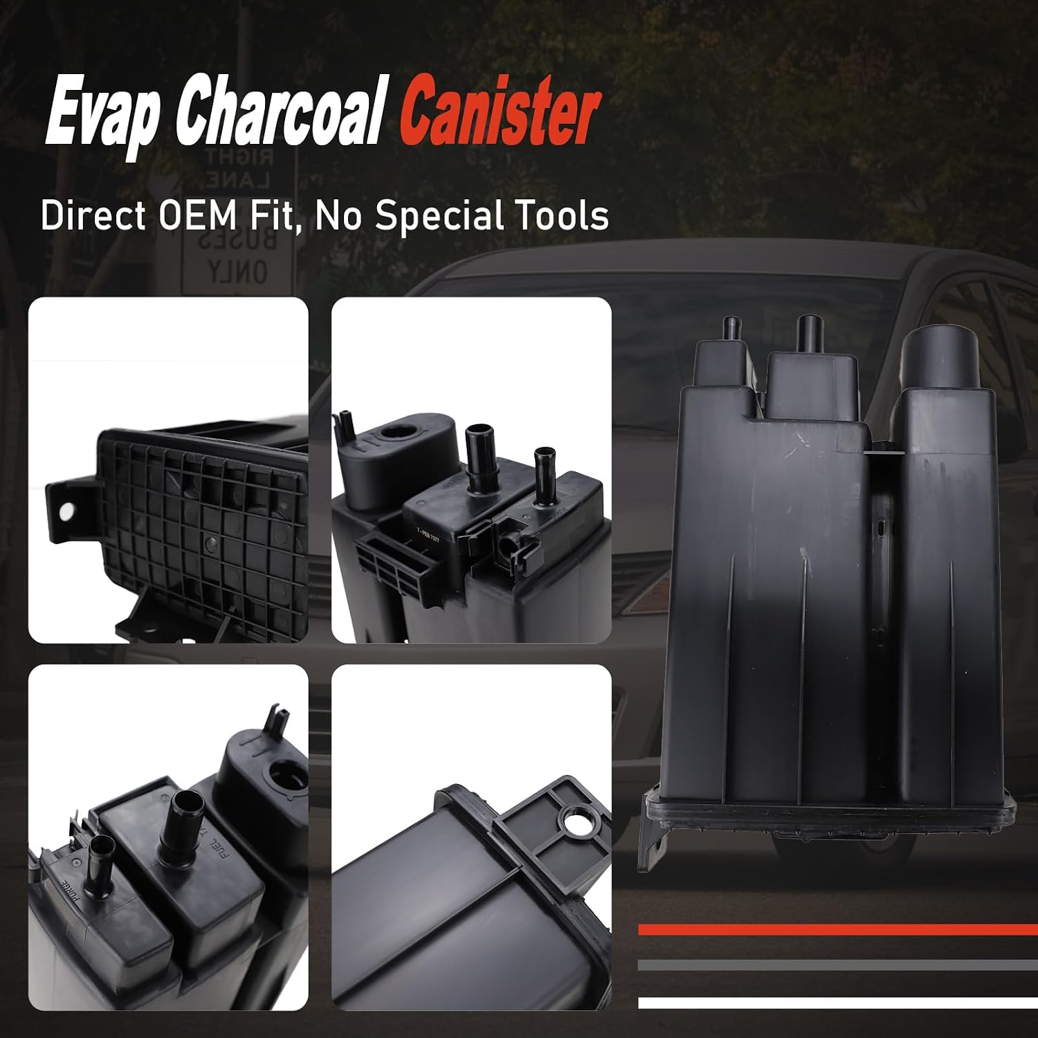 Evap Vapor Charcoal Canister Filter Compatible with Nissan Cube Sentra | Compatible with Nissan Versa 2003 2004 2005 2006 2007 2008 2009 2010 2011 2012 2013 2014 1.6L 1.8L 2.0L 2.5L Replace 911-420