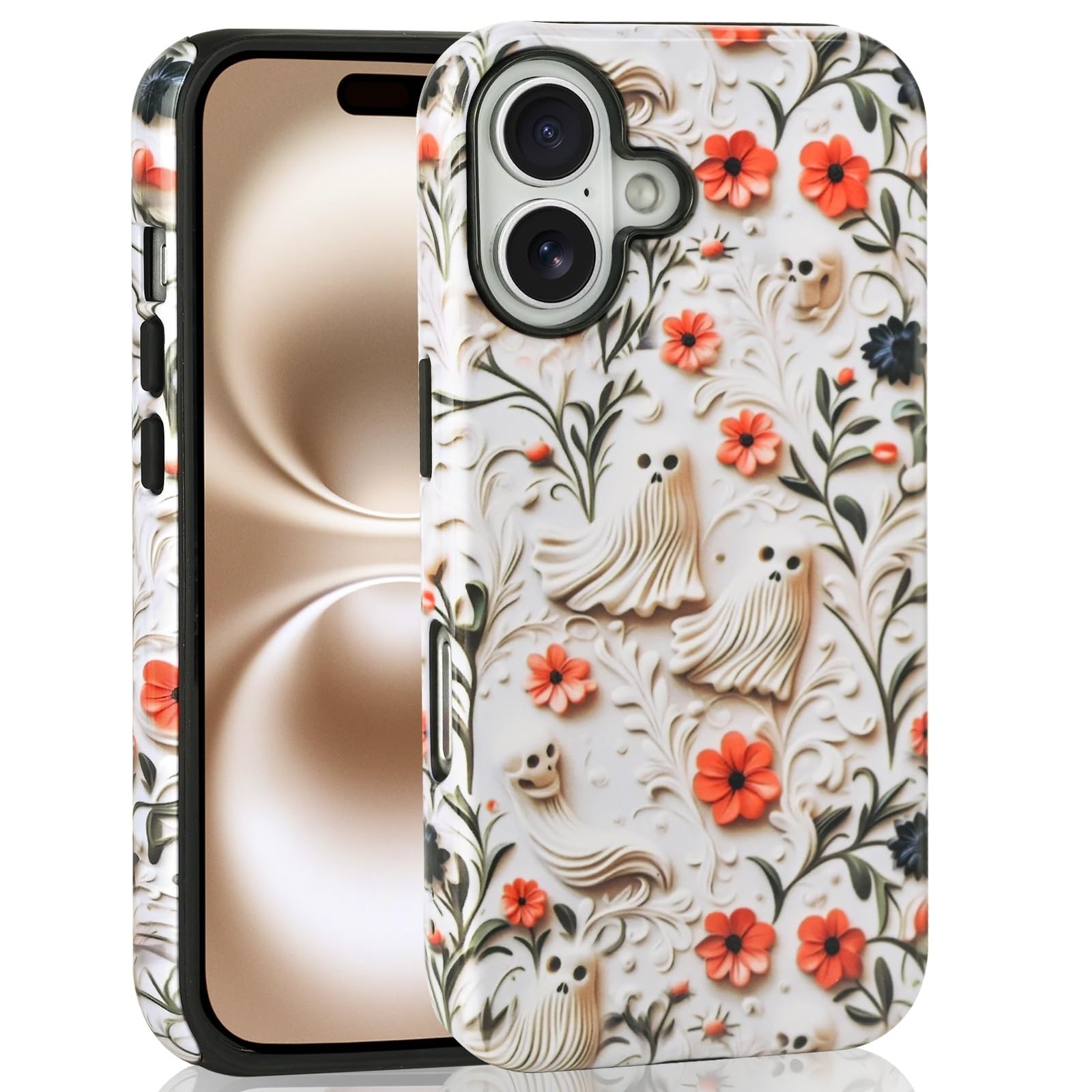 Coque iPhone 17 antichoc finies les rayures d'Halloween - 8