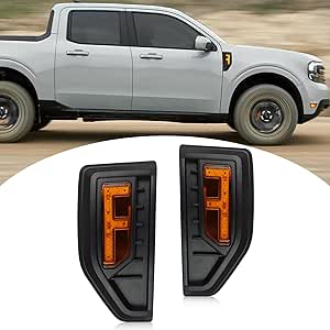 For Ford Fusion 2010-12 Smoked  Amber LED Front Bumper Side Marker Signal Lights - Foto 8