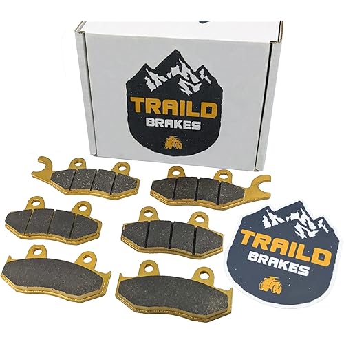 Traild Yamaha Raptor 700 700R YFM 2013-2025 Ceramic Brake Pad Set Front & Rear