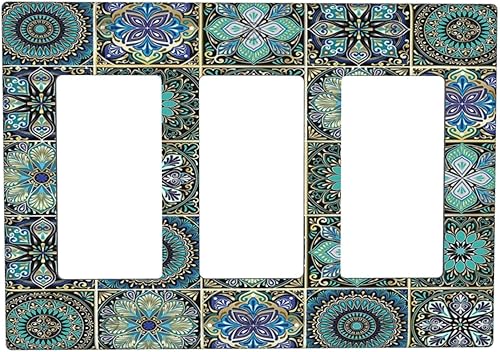 Miniatura 41 de Arte abstracto de mármol de acuarela de 1 cuadrilla, cubierta decorativa de pared de palanca única, placa de interruptor eléctrico para sala de Arte