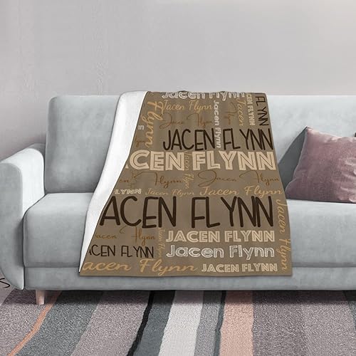 Miniatura 198 de Dr.TOUGH Mantas personalizadas para niños y adultos, manta personalizada con nombre para niños, manta con monograma con nombres personalizados