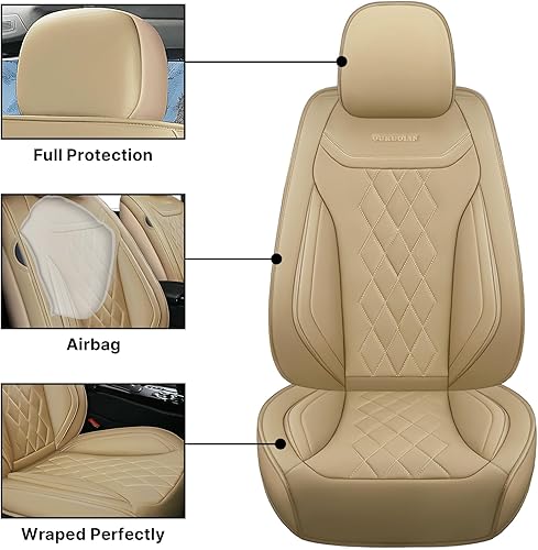 Miniatura 3 de Fundas de asiento para Chevrolet Trailblazer 2003-2023, funda de asiento de automóvil de cuero impermeable, suave y transpirable, accesorios