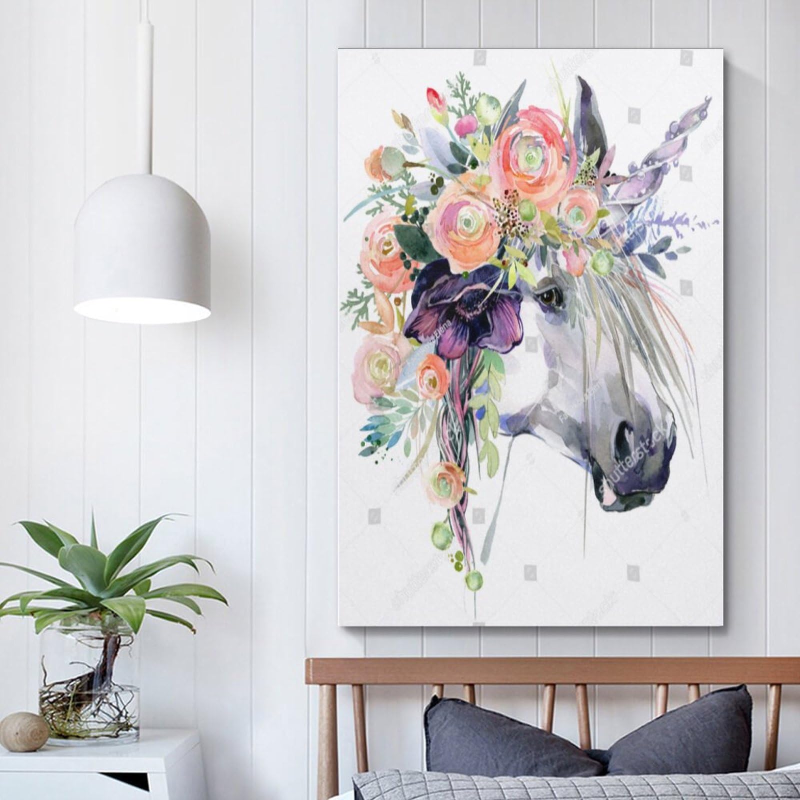 Quadro originale di cavallo in corsa, cavalli selvaggi, arte murale su tela, pittura ad olio di animali, regalo per proprietari di cavalli, arte equestre da parete, arte del cavallo arabo