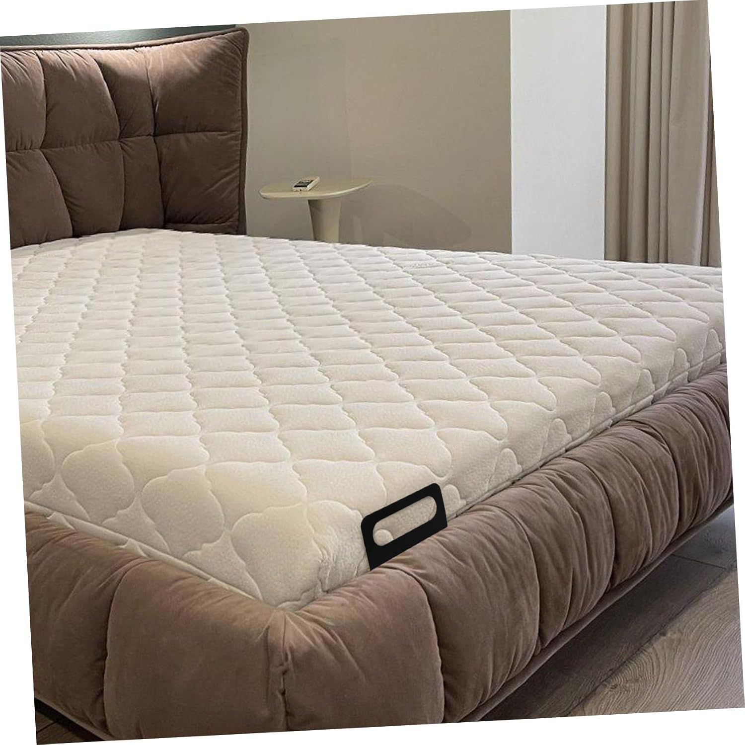 Outanaya 2pcs Mattress Stopper Pad Non Slip No-Drill Bed Sofa Prevent Sliding Secure Sleep Mattress Gripper