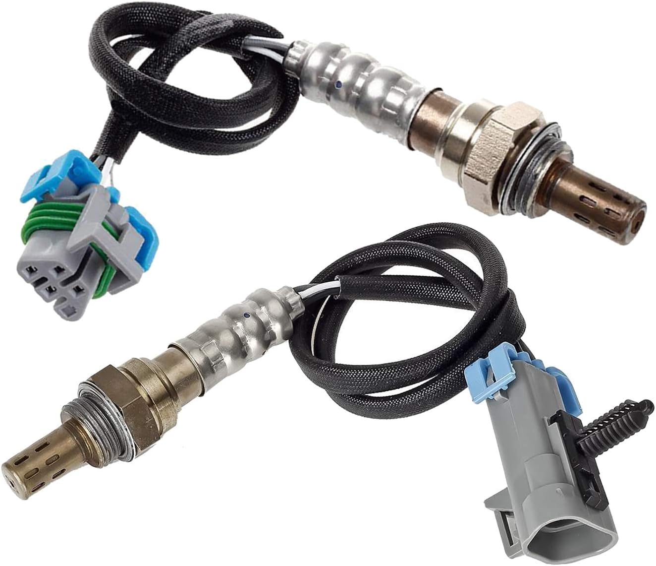 Maxfavor O2 Oxygen Sensor Upstream Downstream Fit for 2007 2008 Isuzu Ascender 4.2L I-290 2.9L I-370 3.7L, for 2007 Buick Rainier 4.2L, for 2007-2009 Saab 9-7x 4.2L 02 Sensor 234-4331 234-4294