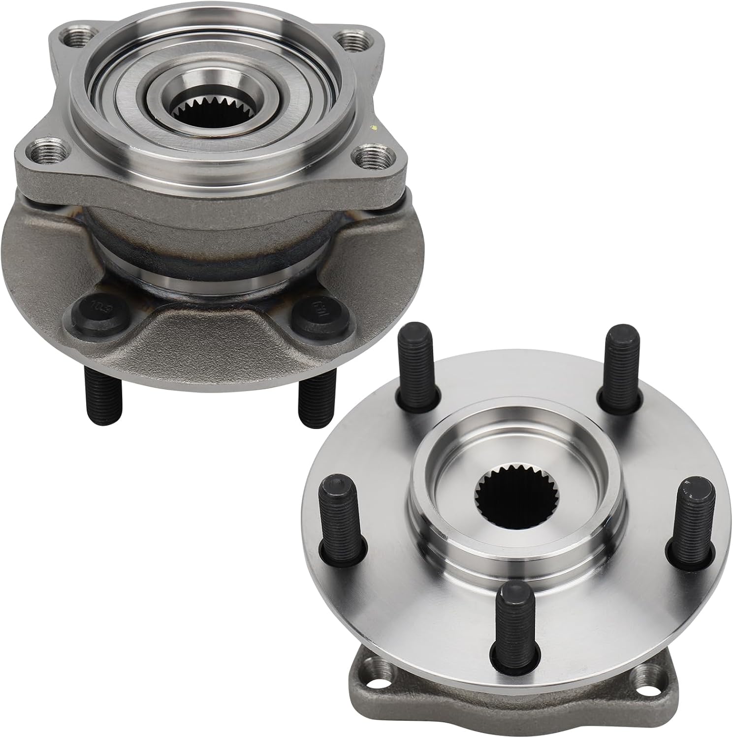 [Pair] AWD DRIVESTAR 512291 Rear Left/Right Wheel Hub & Bearing Assembly for Mitsubishi Endeavor 2004 2005 2006 2008-2011, 5 Lugs w/o ABS