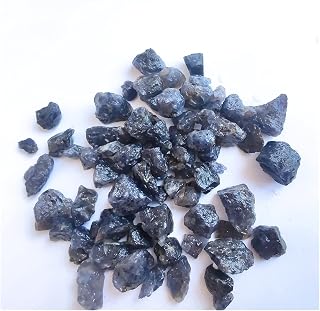 Cristal natural en bruto Cordierita natural Iolita Dicroita Espécimen Agua Zafiro Piedra preciosa azul Procesamiento de joyas Decoración de acuarios Decoración del hogar piedra natural (Color : Dentr