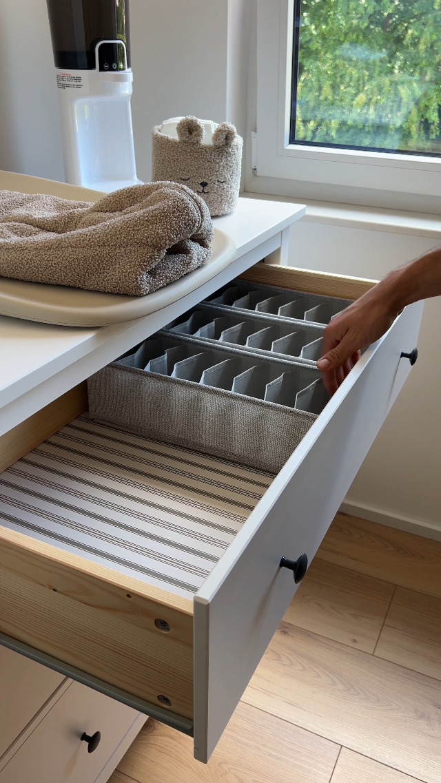 SIMPLE JOY® HEMNES Organizer passgenau in IKEA Baby Wickelkommode 60Fach
