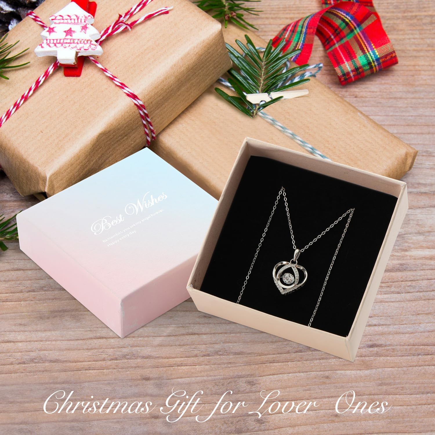 sterling silver contour pendant necklace, women jewelry 18 necklace, fashionable accessory necklace, can be the beautiful gift for women. - Image 4