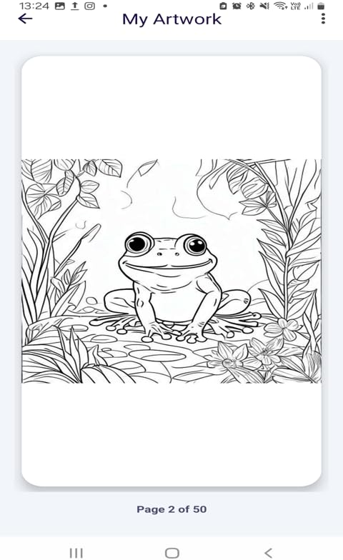 Frogs Coloring Book — view 2