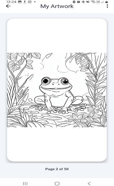 Frogs Coloring Book - 2