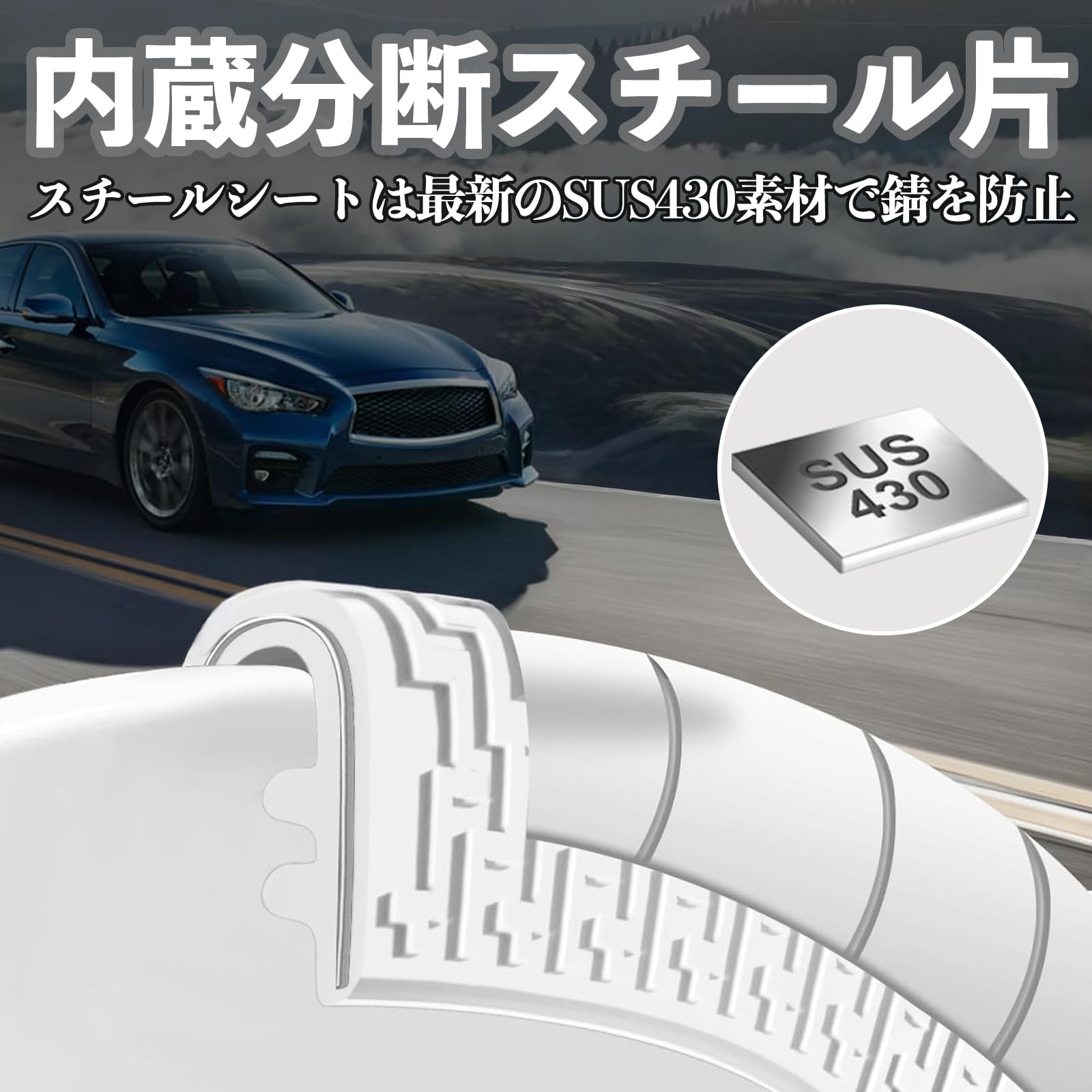 Amazon | YouCar トヨタ ランドクルーザー プラド 150系 車 ドアモール 