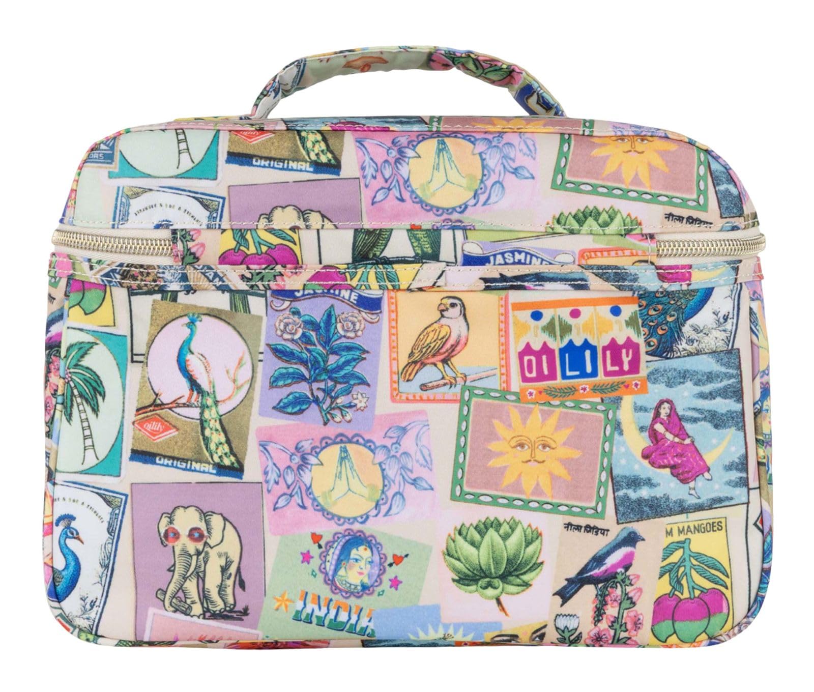 Oilily Kosmetiktasche Coco Beauty Case Almond Oil bunt