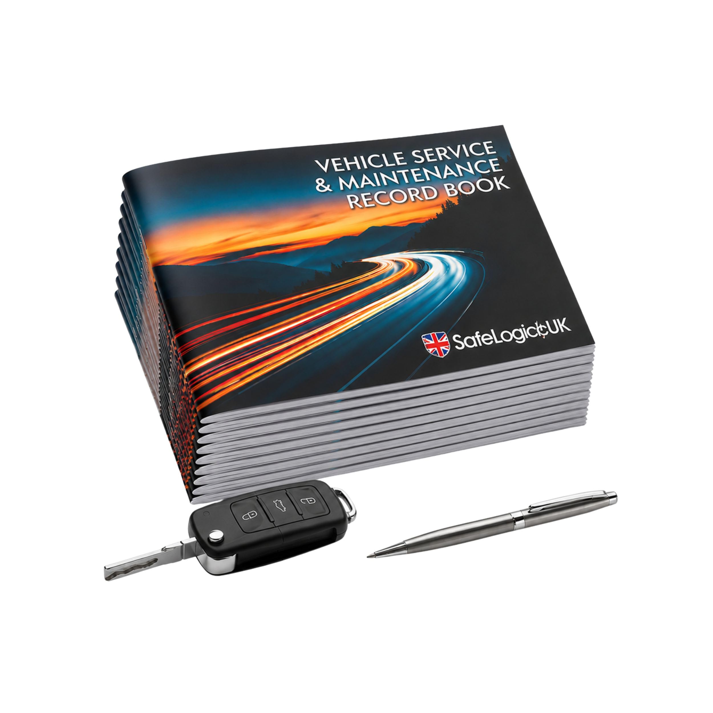 Replacement Service History Book, Car Service Book, Van Maintenance Record, Replacement Vehicle Logbook, MOT and Repair Tracker, UK Road Legal Format, 10-Pack