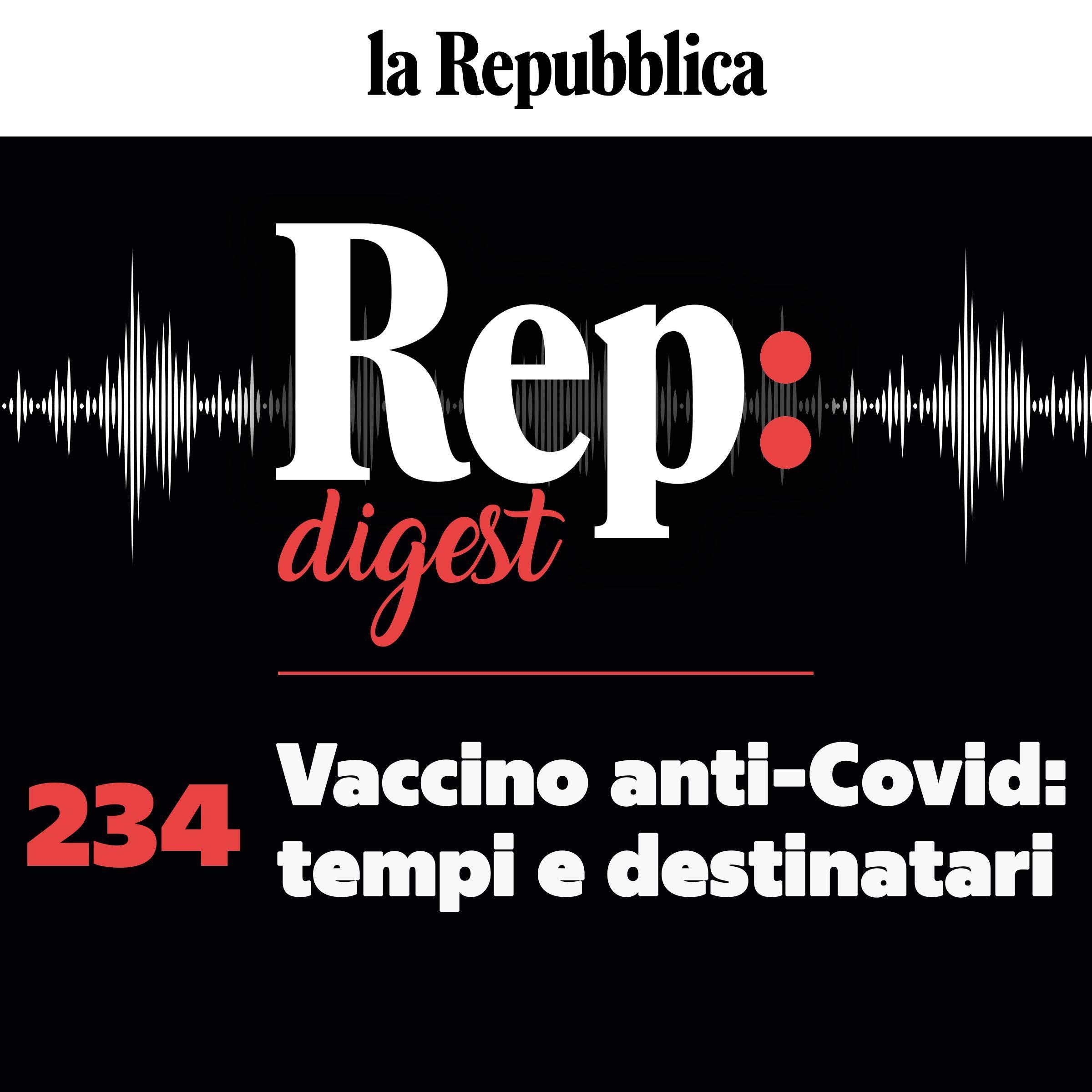 Vaccino anti-Covid - Tempi e destinatari