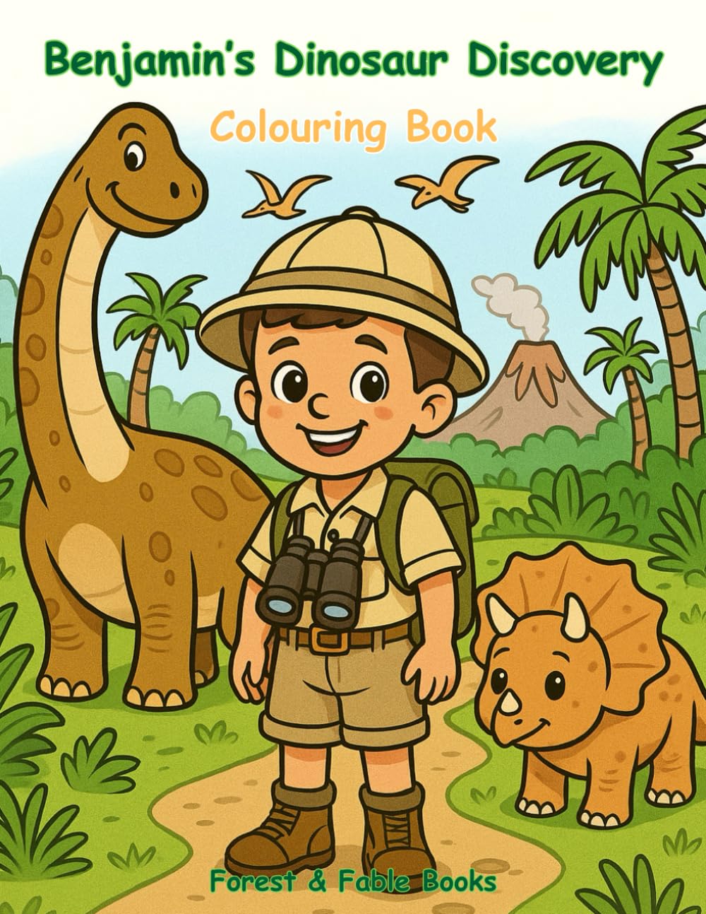 Benjamin's Dinosaur Discovery Colouring Book
