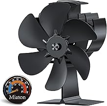 Wood Wood Stove Fan - Heat Powered