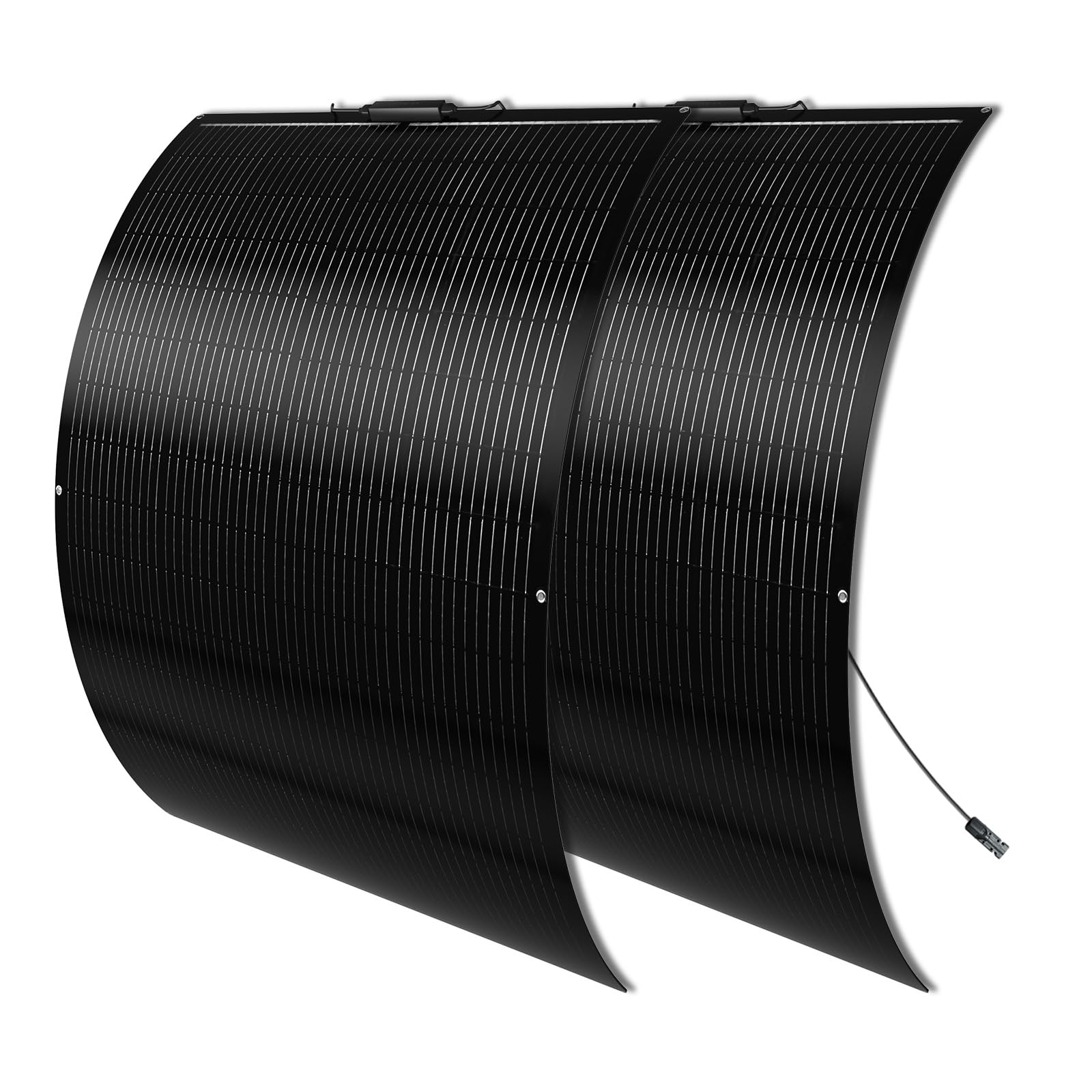Flexibles Solarpanel 400W, 12V Monokristallines Solarmodul Flexibel 400Watt Wohnmobil für 12V Batterien Balkon Wohnwagen Boot, Balkonkraftwerk 400w Flexibel Pv Module Solaranlage für Flachdach