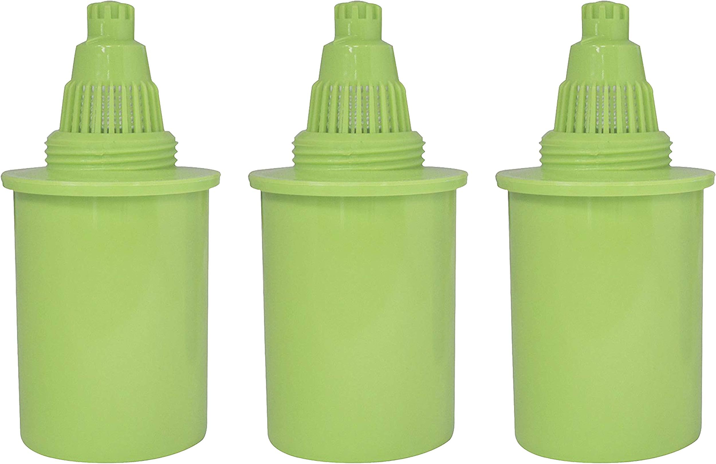 PURE GREEN WATER FILTER 3 Pack Water Pitcher Replacement Filters Pitcher