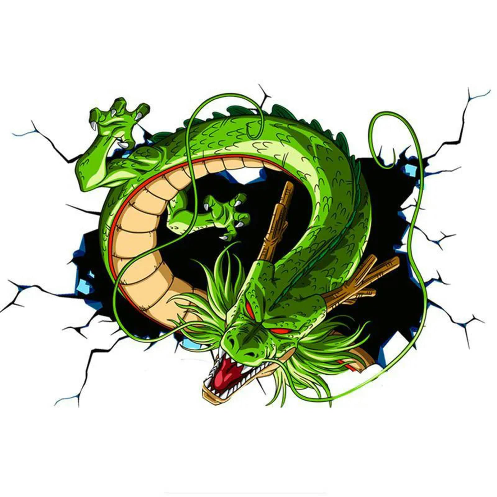 TVIVID Self-adhesive Decal For Cartoon Shenron Anime Car Sticker Waterproof Auto Decors on Bumper Rear Window Laptop