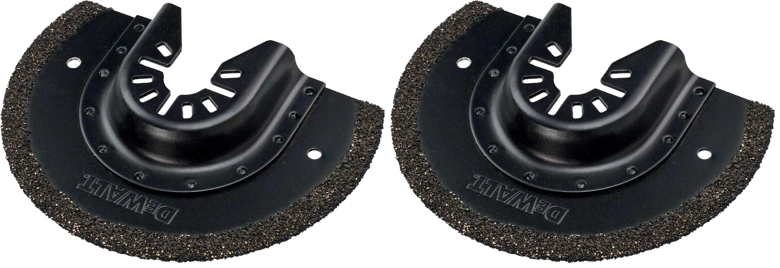 DeWalt Hartmetall Segment-Sägeblatt (95 mm, 3 mm Schnittbreite, Multitool-Zubehör- zum Ausfräsen feiner Fliesenfugen und Schlitzen in Putz oder ähnlichen Materialien) DT20717 (Packung mit 2)