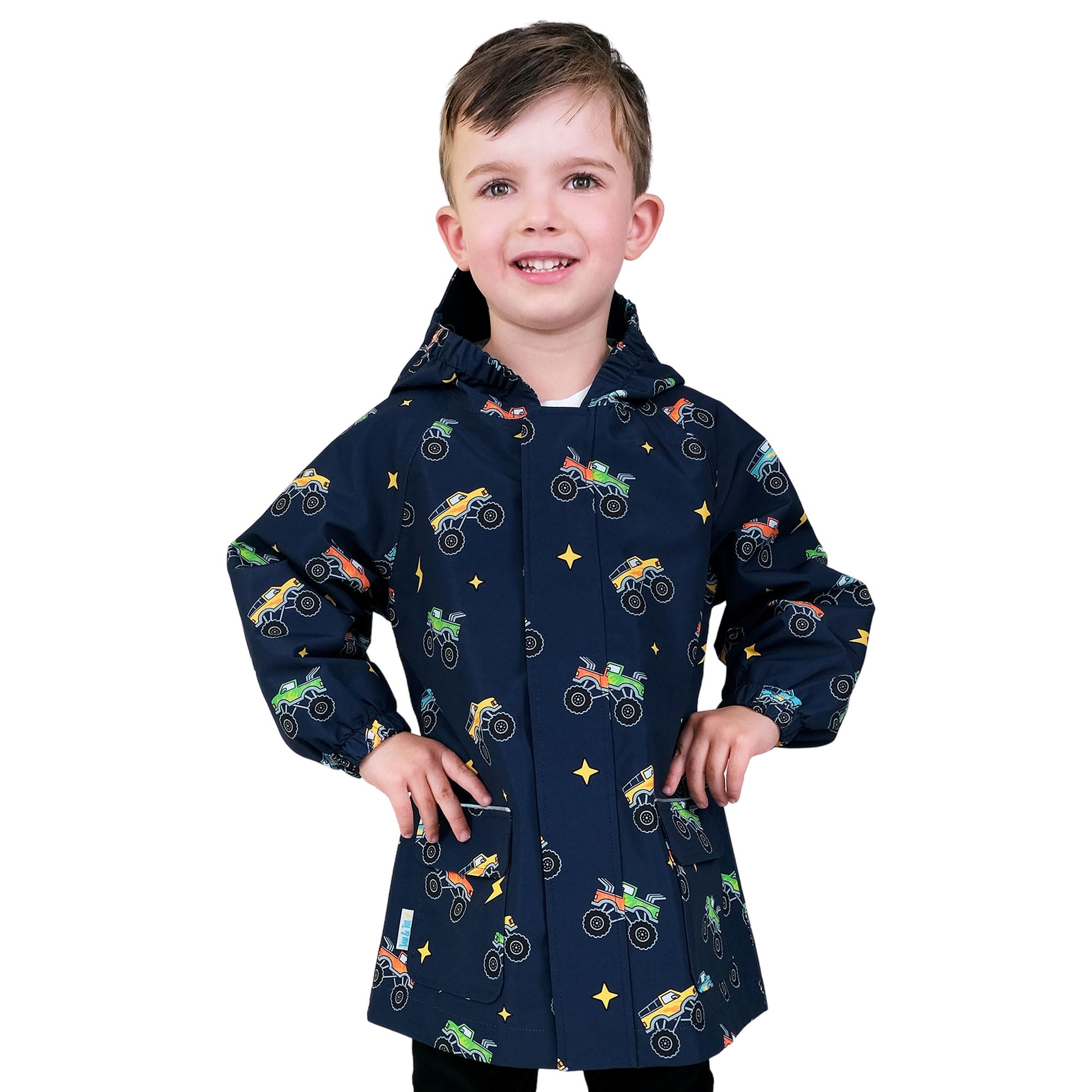 JAN &amp; JUL Waterproof Puddle-Dry Rain Jacket for Kids