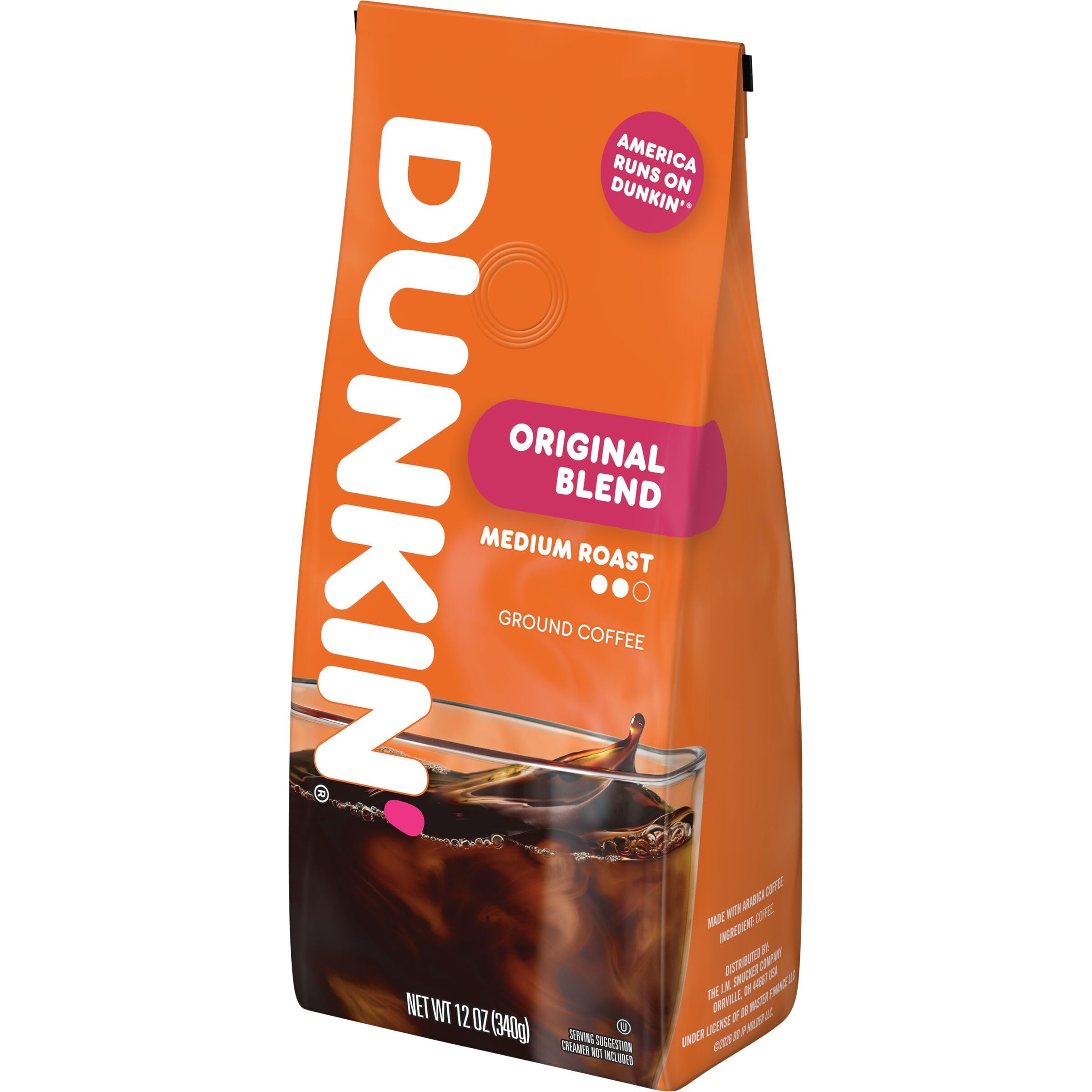 Dunkin Donuts Original Blend Medium Roast kawa mielona, 340 g