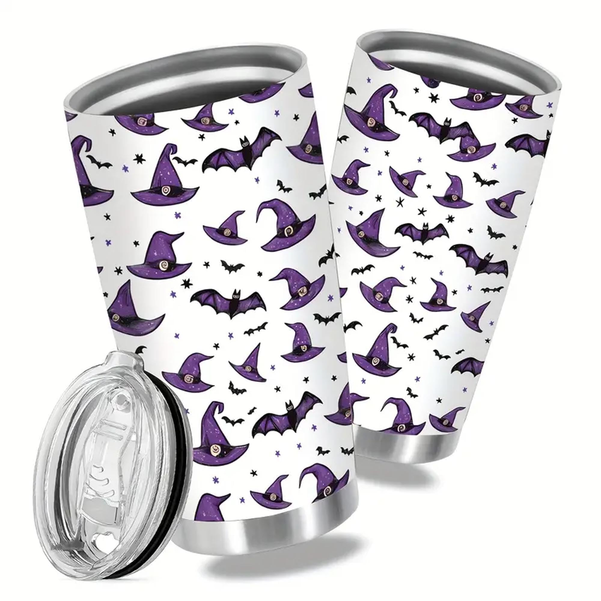 20oz Stainless Steel Insulated Tumbler with Lid - Reusable Hand-Wash Only Multi-Purpose Drinkware for All Seasons Perfect for
