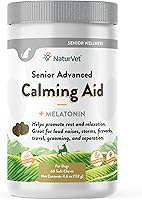 Vista 19 de NaturVet Quiet Moments Suplemento calmante para perros, masticables suaves para perros con melatonina para ayudar a reducir el estrés