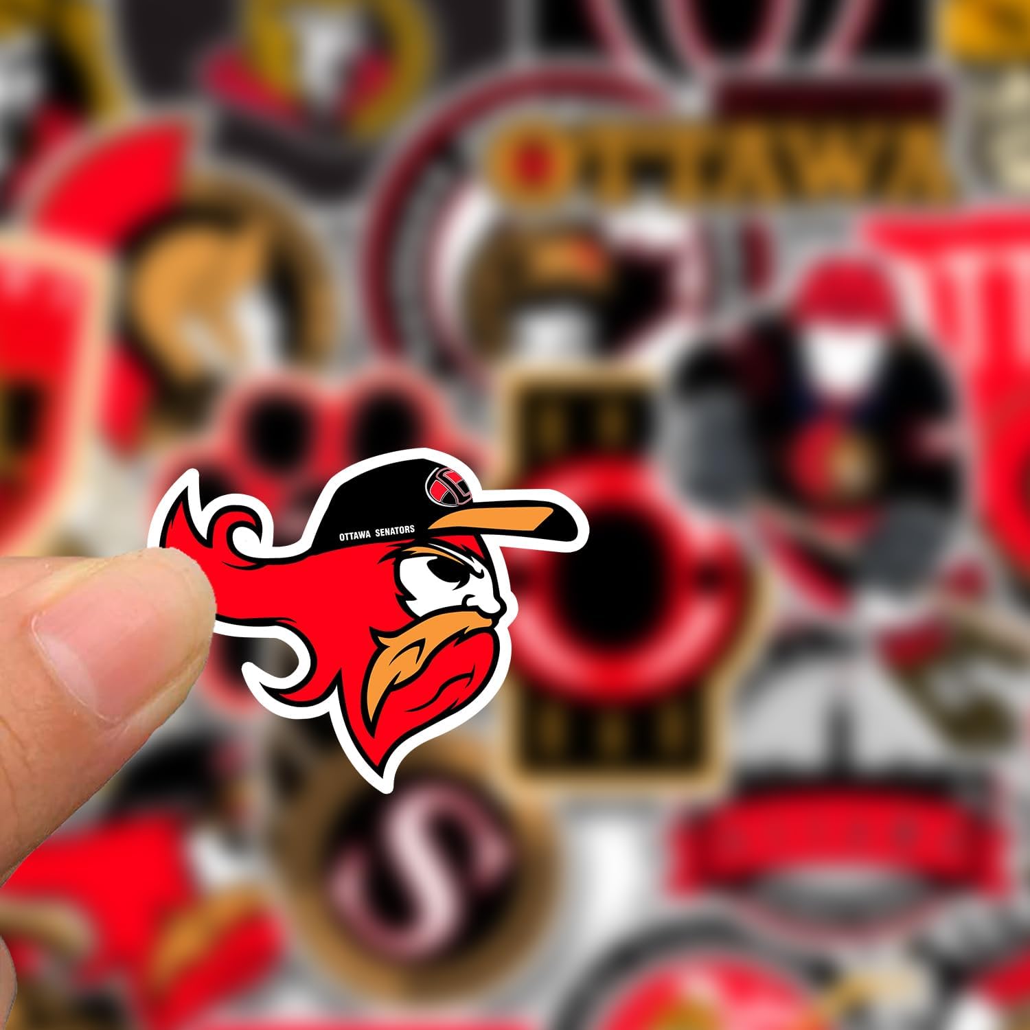 23 PCS Ottawa American Hockey Senators Stickers for Water Bottle, Laptop, Bicycle, Computer, Motorcycle, Travel Case, Car Decal Decoration Sticker - Image 2