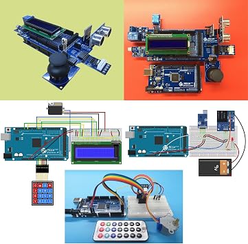 Ultimate Mega R3 Starter Kit Mega 2560 Starter Kit Compatible with Arduino IDE, the Most Detailed 40+ Lessons, Plus 40+ Background Knowledge Articles, Detailed Explanation UK