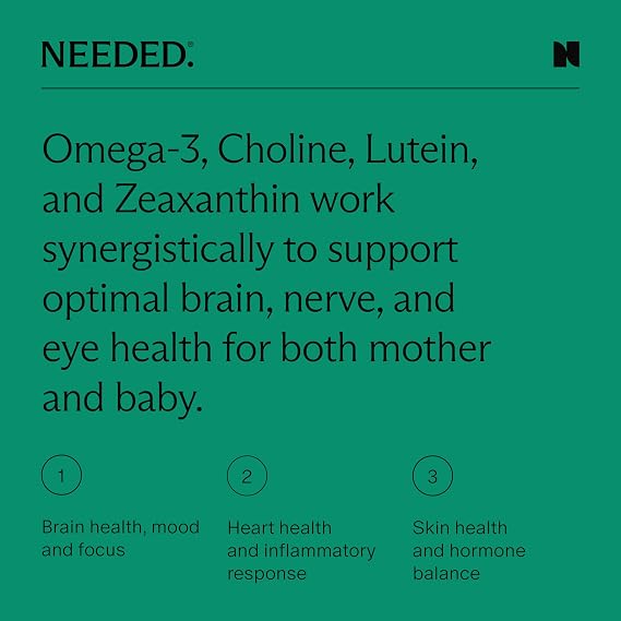 Needed. Prenatal Multi Essentials & Vegan Omega-3 Virtual Bundle | Comprehensive Pregnancy & Postpartum Support
